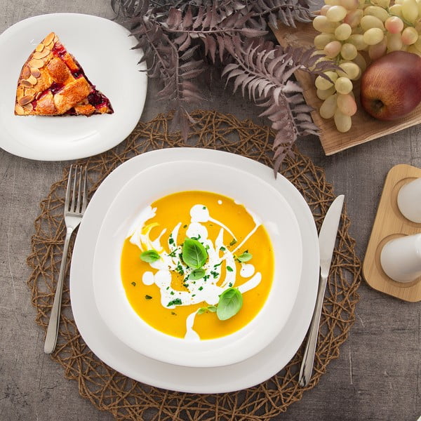 Szklany zestaw talerzy 18 szt. LUNA – Orion-image-1