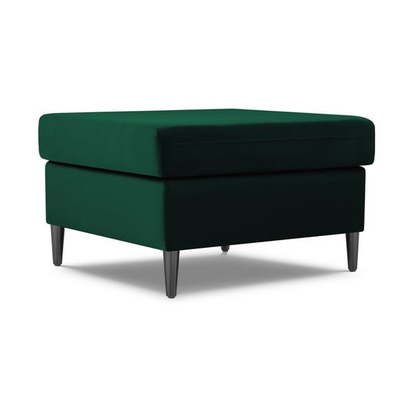 Zielony aksamitny podnóżek Kyoto – Cosmopolitan Design-image-1