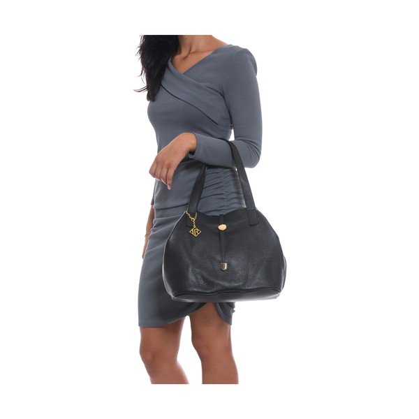 Skórzana torebka Tote 1116 Nero-image-1
