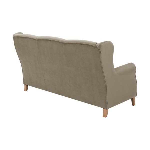 Brązowa aksamitna sofa Max Winzer Lorris, 193 cm-image-2
