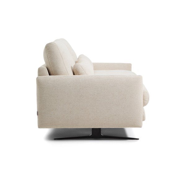 Beżowa sofa z tkaniny szenilowej 240 cm Veliro – Kave Home-image-3