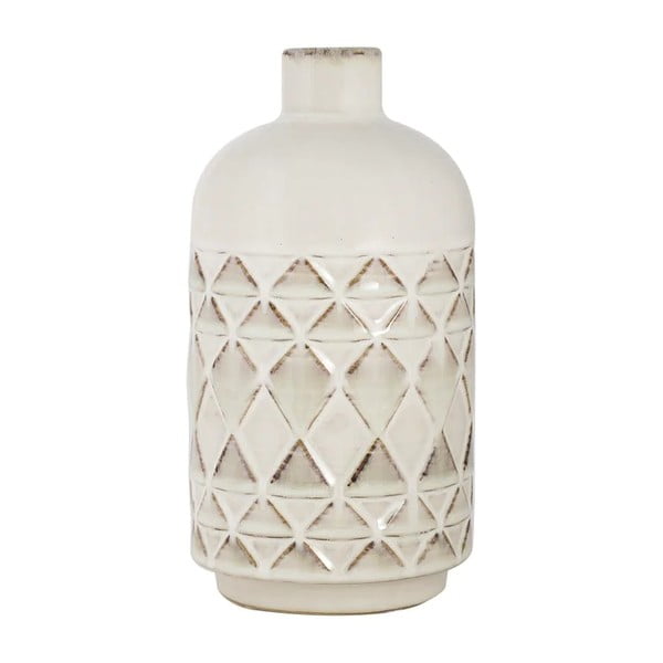 Kremowy ceramiczny wazon Inlay – Villa Altachiara