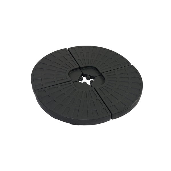 Czarna podstawka na parasol ogrodowy Bonami Essentials, ø 100 cm