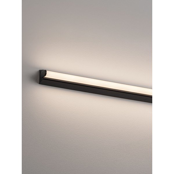 Aluminiowy kinkiet LED w kolorze matowej czerni Endo – Nova Luce-image-1