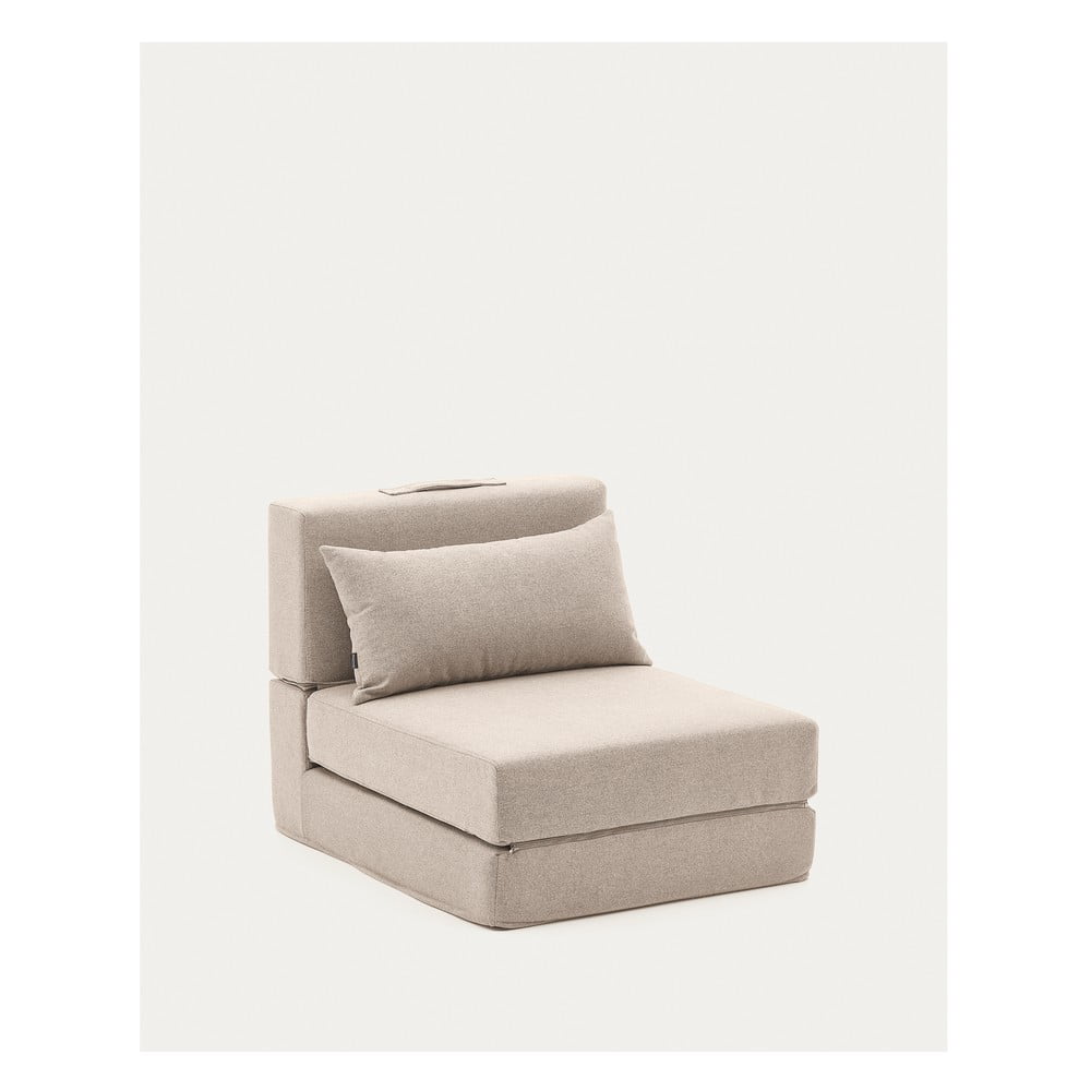 Szarobeżowy rozkładany fotel Arty – Kave Home (zdjęcie 10)