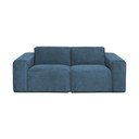 Niebieska sztruksowa sofa 202 cm Sting – Scandic