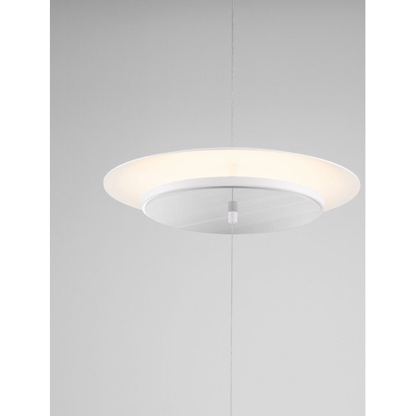 Aluminiowa lampa stojąca LED ze ściemniaczem w matowym białym kolorze (wysokość 330 cm) Olos – Nova Luce-image-2