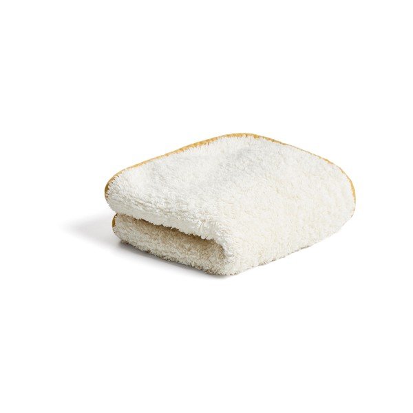 Żółty/biały bawełniany ręcznik frotte 30x50 cm Sedora – Kave Home