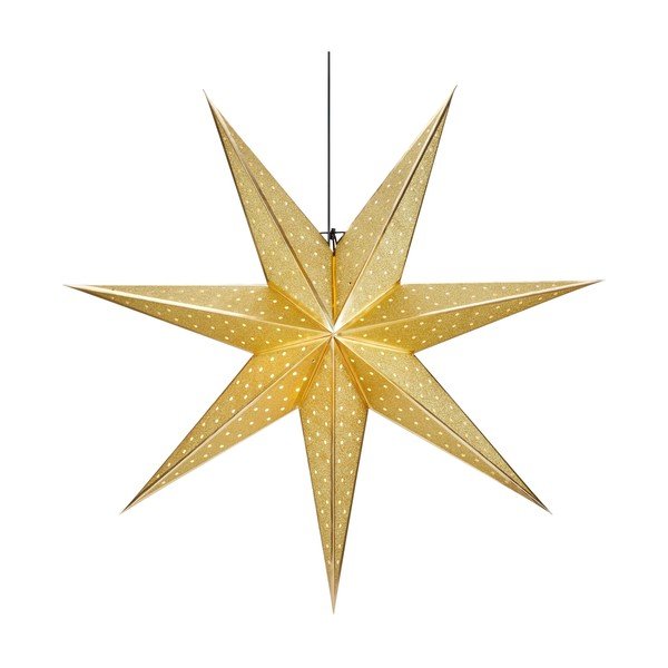 Świąteczna wisząca dekoracja w kolorze złota Markslöjd Glitter, dł. 75 cm