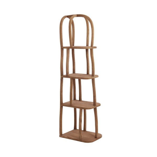 Regał z litego drewna mango w naturalnym kolorze 53x175x40 cm Lowe – Light & Living