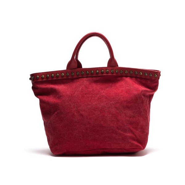 Skórzana torebka Anna Luchini 8037 Rosso