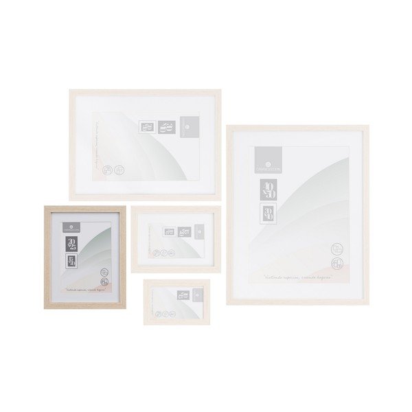 Ramka stojąca/ścienna w naturalnym kolorze 22,5x28 cm Sencillo – Casa Selección-image-1
