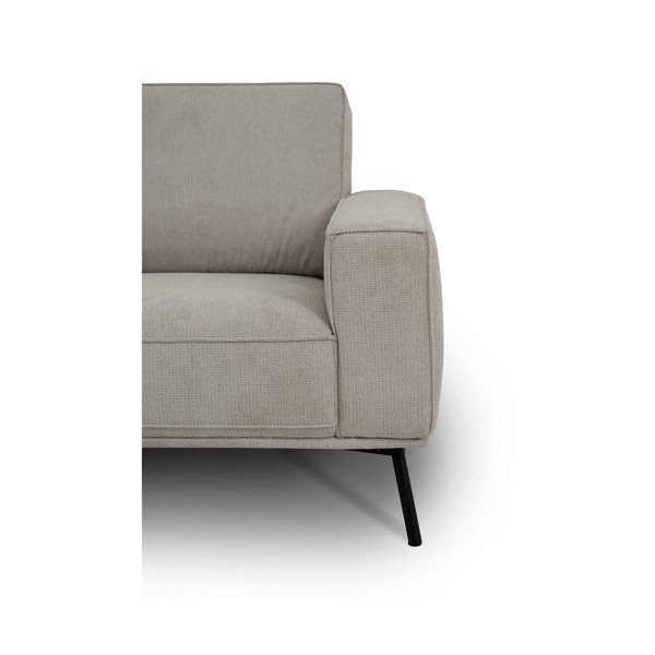 Szarobeżowy narożnik z tkaniny szenilowej (lewostronny/w kształcie litery L) Amsterdam – Scandic-image-4