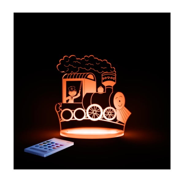 Dziecięca lampa nocna LED Aloka Pociąg-image-3