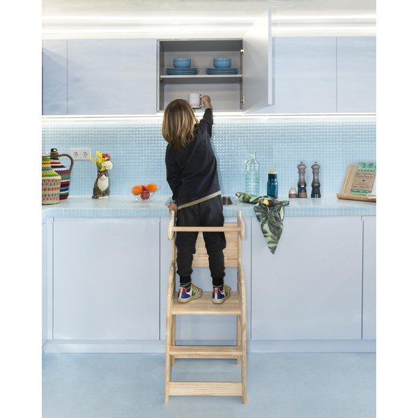 Dziecięce krzesło z litej sosny Little Nice Things Giraffe-image-2