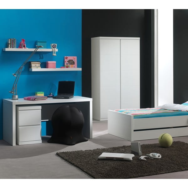 Białe biurko Vipack Lara, dł. 70 cm-image-1