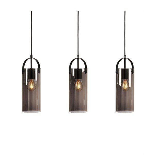 Czarna lampa wisząca Markslöjd Glory, 3 żarówki-image-2