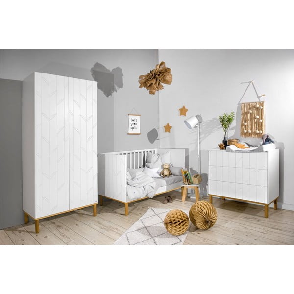 Biała komoda dziecięca BELLAMY Toteme Botanic-image-4