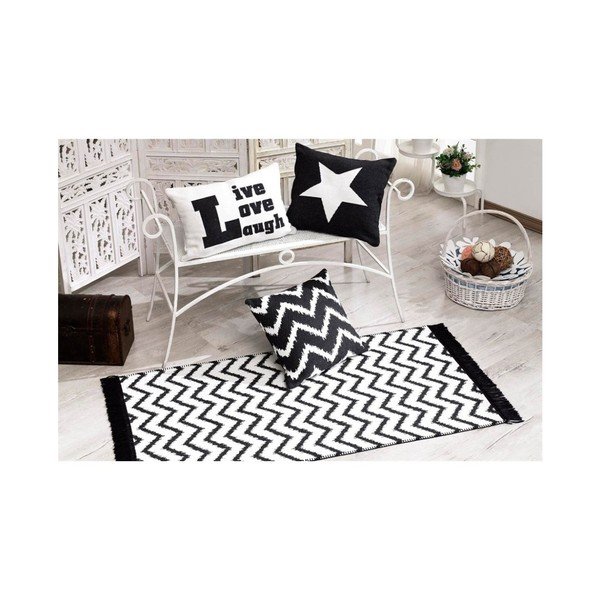 Dywan dwustronny Armada Seti Zigzag, 150x80 cm-image-1