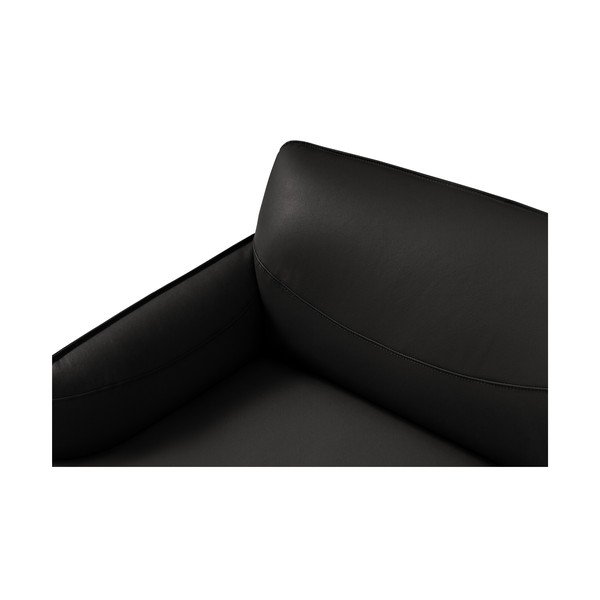 Czarny skórzany fotel Windsor & Co Sofas Neso-image-4