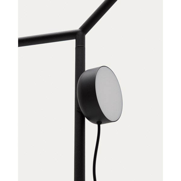 Czarna lampa stojąca LED ze ściemniaczem (wysokość 160 cm) Orey – Kave Home-image-4