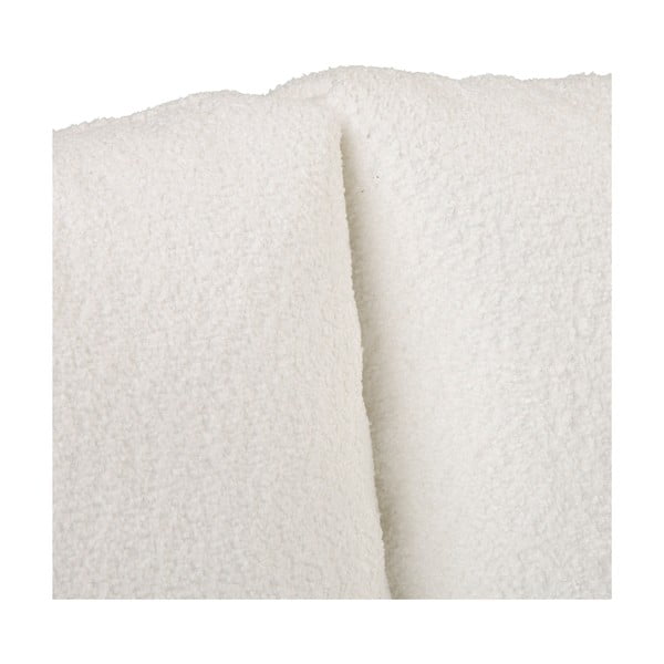 Biały narożnik z materiału bouclé (prawostronny) Ariella – Ropez-image-1