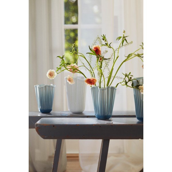 Jasnoniebieski ceramiczny wazon (wysokość 20,5 cm) Hammershøi – Kähler Design-image-3