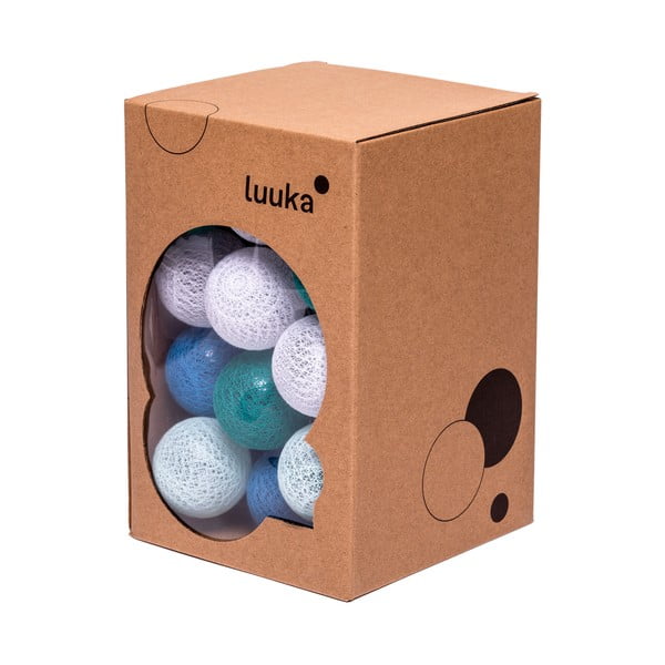 Turkusowa girlanda świetlna na baterie z LED LUKKA, 30 lampek-image-2