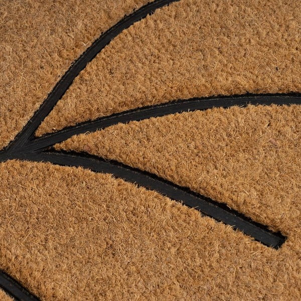 Wycieraczka z włókna kokosowego 45x75 cm Leaf – Casa Selección-image-1