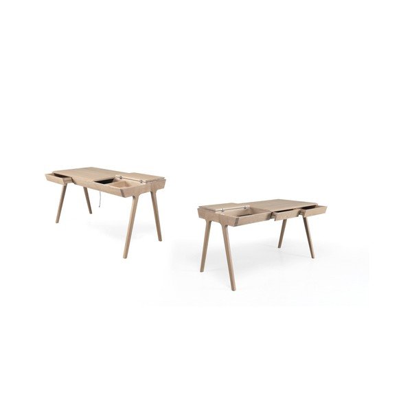 Biurko z drewna dębowego ze schowkiem Wewood-Portuguese Joinery Metis-image-3