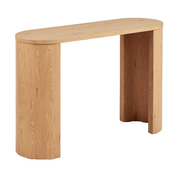 Konsola w dekorze dębu w naturalnym kolorze 38x114 cm Bibione – House Nordic