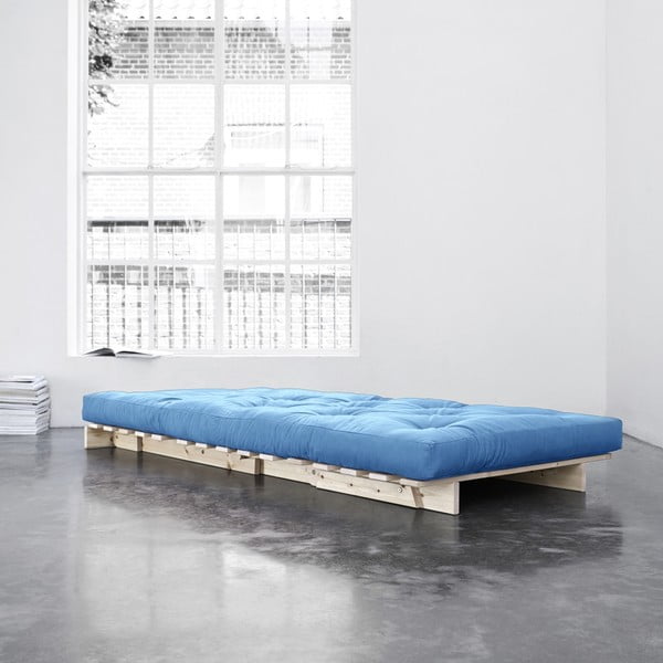 Fotel rozkładany Karup Roots Raw/Horizon Blue-image-2