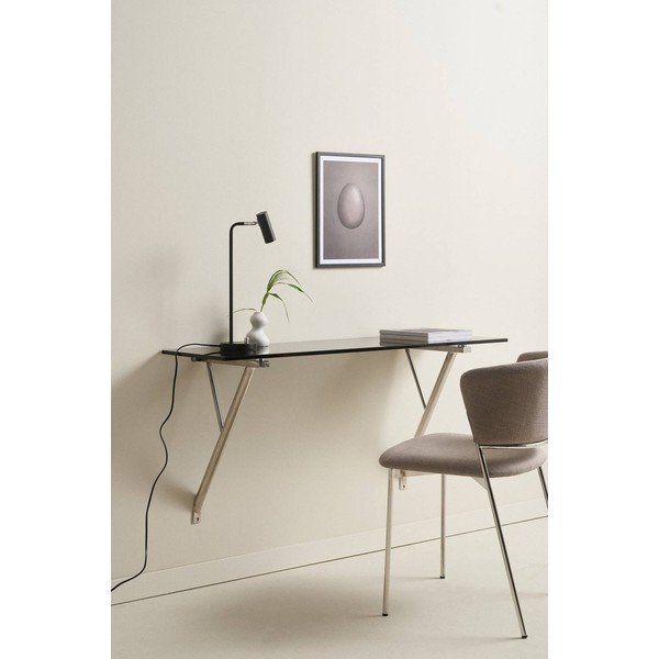 Wiszące ścienne biurko ze szklanym blatem 40x120 cm Kullaberg – Jotex-image-1
