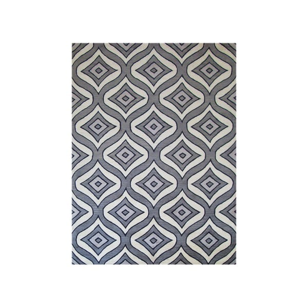 Szary dywan tuftowany ręcznie Bakero Greco, 122x183 cm