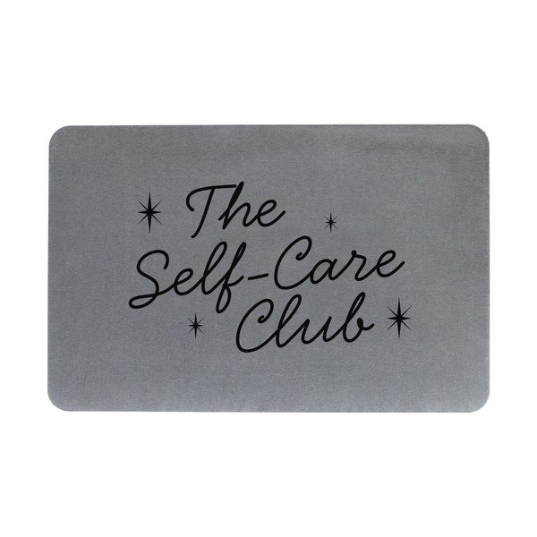 Szary dywanik łazienkowy okrzemkowy (z diatomitu) 39x60 cm – Artsy Doormats