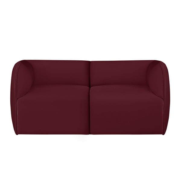 Bordowa modułowa sofa 2-osobowa Norrsken Ebbe