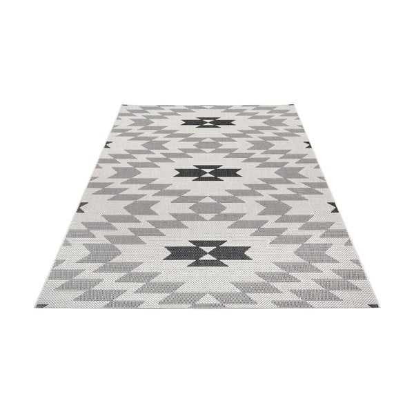 Czarno-biały dywan odpowiedni na zewnątrz Ragami Geo, 160x230 cm-image-2
