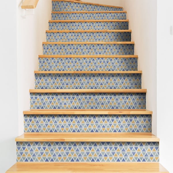 Komplet 2 naklejek na schody Ambiance Stairs Stickers Anitra, 15x105 cm