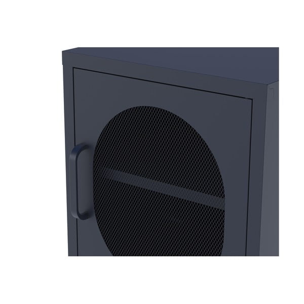 Ciemnoniebieska metalowa szafka nocna Diora – Marckeric-image-4