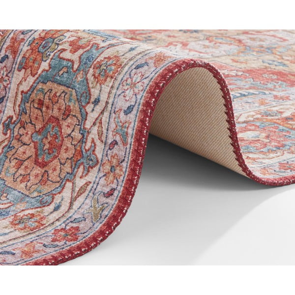 Jasnoczerwony chodnik Nouristan Sylla, 80x200 cm-image-4