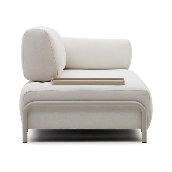 Beżowa sofa modułowa  z tkaniny szenilowej 232 cm Compo – Kave Home-image-3