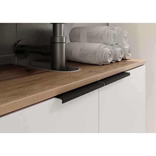 Biała szafka pod umywalkę 60x58 cm Menen – Germania-image-3