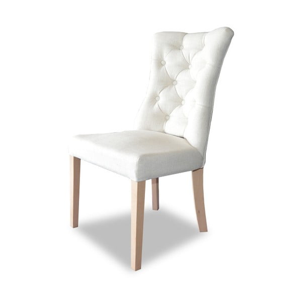 Białe krzesło Massive Home Viola