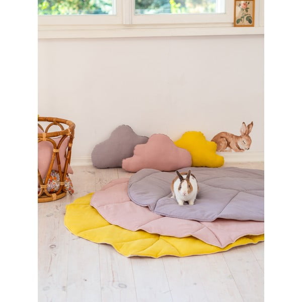 Żółty dziecięcy koc do zabawy Honey – Moi Mili-image-3