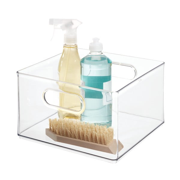 Przezroczysty pojemnik iDesign The Home Edit, 25,4x25,3x15,4 cm-image-2