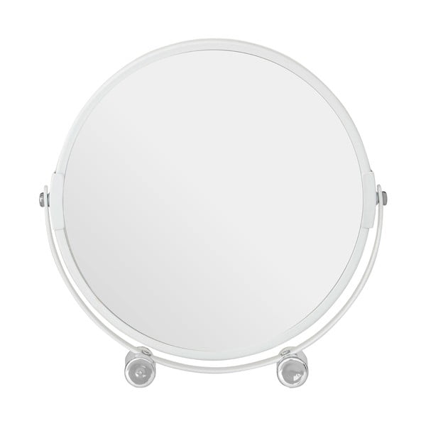 Białe dwustronne lusterko kosmetyczne Premier Housewares , 18x19 cm
