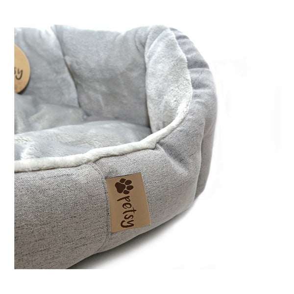 Szare polarowe legowisko 65x50 cm Alík – Petsy-image-2
