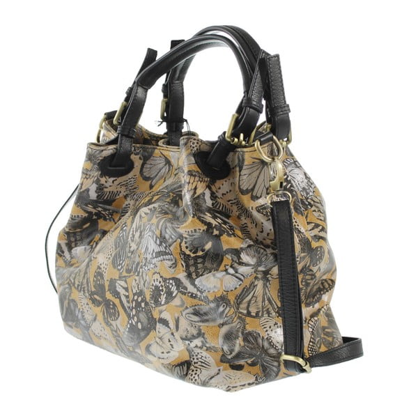 Karmelowa skórzana torebka Teresa-image-3