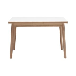 Rozkładany stół z białym blatem Hammel Single, 120x80 cm