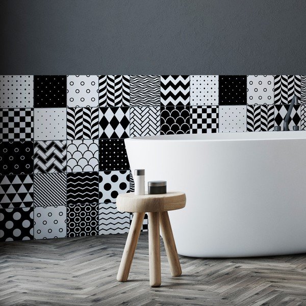Zestaw 30 naklejek Ambiance Scandinavian, 120x100 cm-image-1